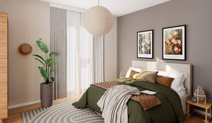 Ein Schlafzimmer, das Ruhe schenkt – mit natürlich