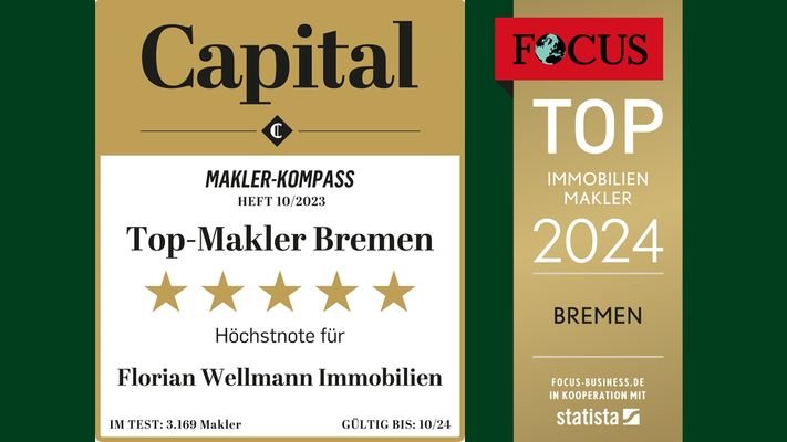 Florian Wellmann Immobilien - Ausgezeichnet von den Fachmagazinen Capital und Focus