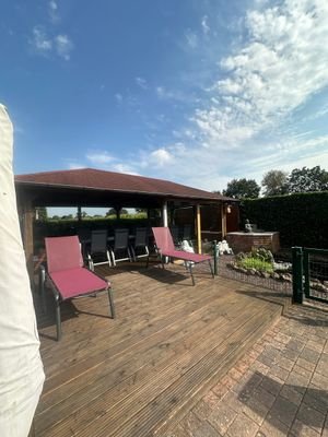 Überdachte Terrasse