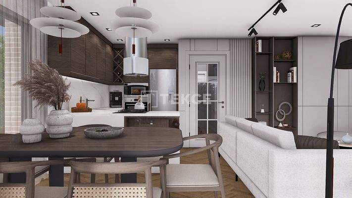 Apartments in a New Building with Elevator in Kuşadası Center