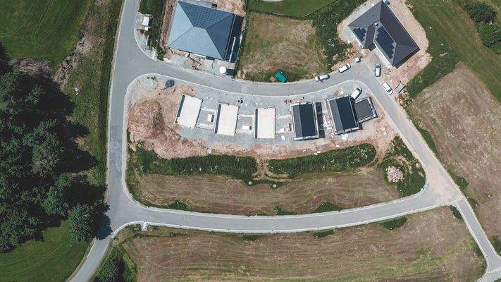 Top-View-Drohnenansicht