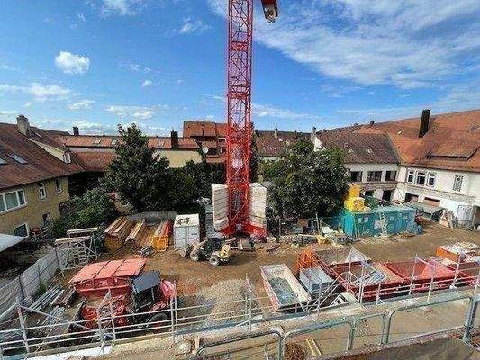 Blick in die Baustelle