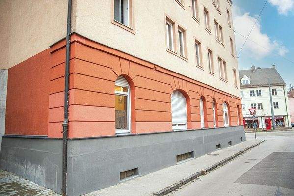 Blick von der Seitenstraße