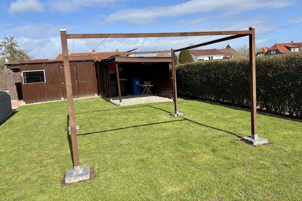 Wäscheplatz im Garten