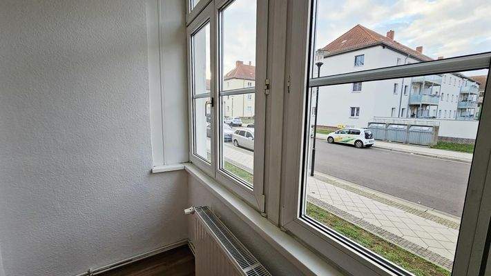 Ausblick zur Curiestraße