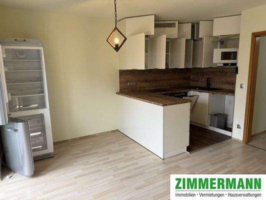 Wohn-/Esszimmer mit Küche