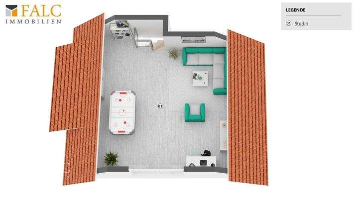 Grundriss - Dachgeschoss