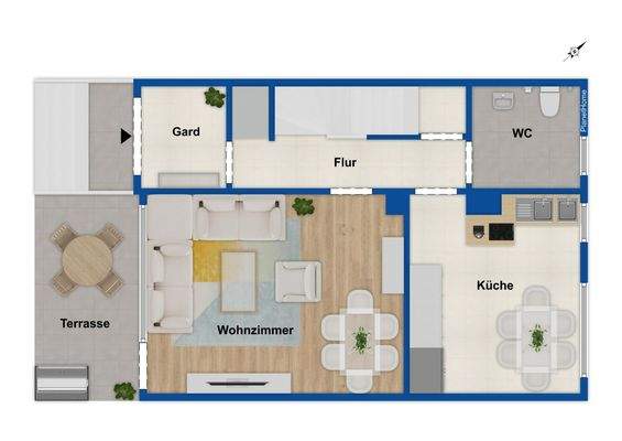 Grundriss Erdgeschoss