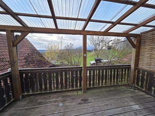 Balkonanbau (Zugang über Küche EG)