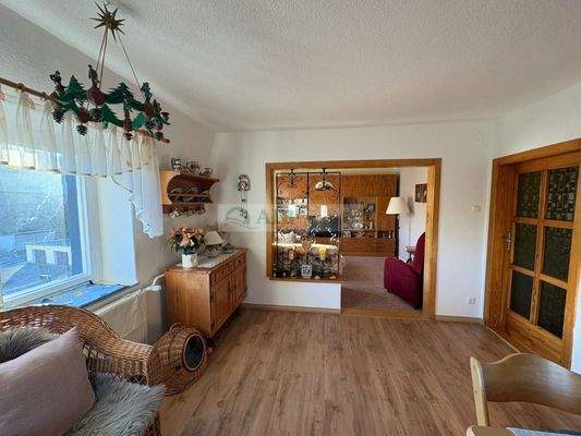 Blick zum Wohnzimmer