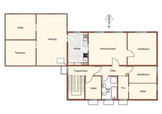 Grundriss Kellergeschoss