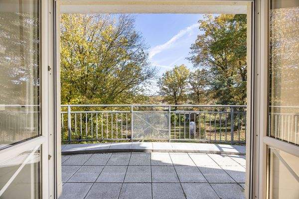 Großzügiger Balkon in Südostausrichtung