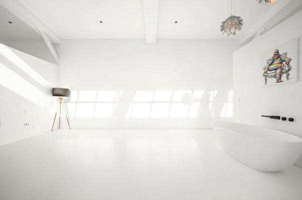 Schlaf- und Badezimmer