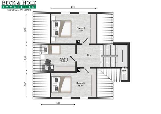Grundriss Dachgeschoss