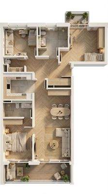 5-Grundriss-100qm-4-Zimmer-4.OG_WE-04.4.4.1_01 2