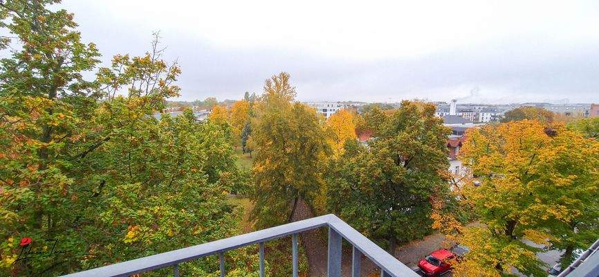 Balkonaussicht-Schlafzimmer