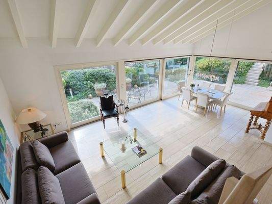 Nahezu fließender Übergang zwischen Innen- und Außenbereich