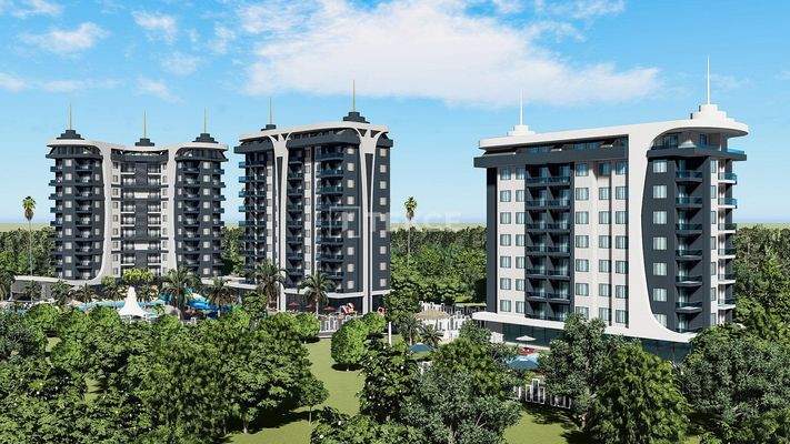 Apartments Offering Comfortable Living in Alanya Avsallar