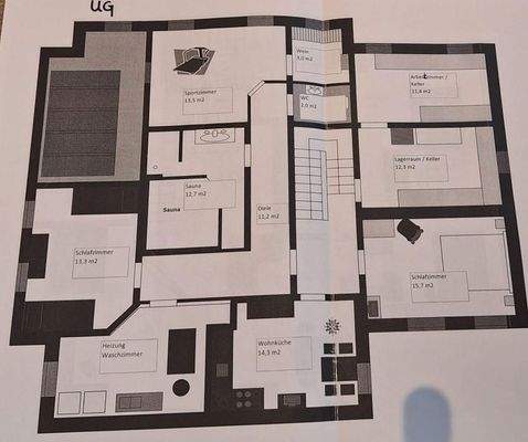 Grundriss Untergeschoss