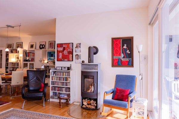 Wohnbereich Kaminofen