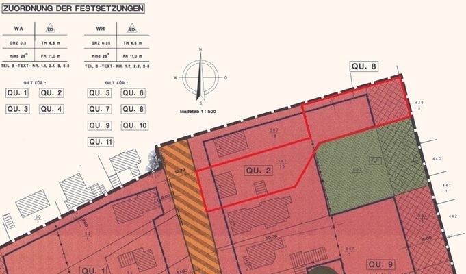 Ausschnitt B-Plan