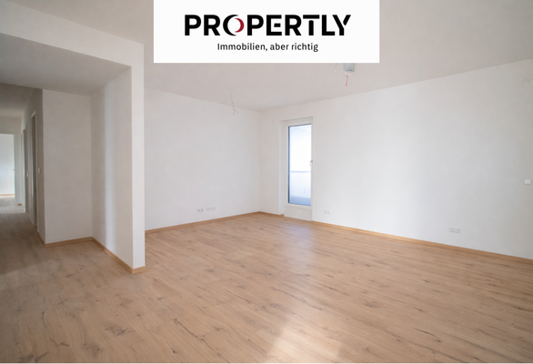 Wohnbereich mit Küche und Terrasse