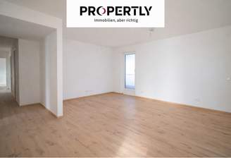 Wohnbereich mit Küche und Terrasse