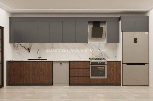 Apartments in a Complex with Pool and Parking in Antalya