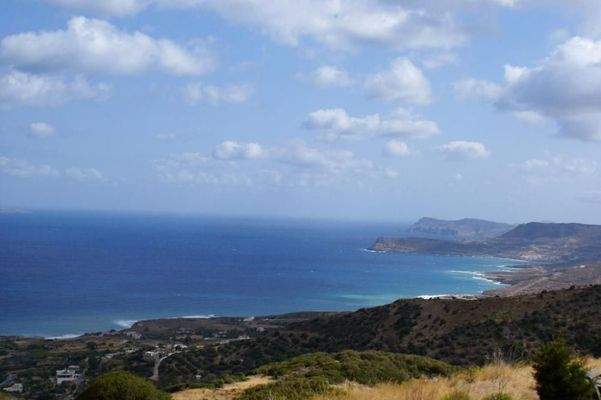 Kreta, Roussa Ekklisia: Baugrundstück mit Meerblick in der Gegend von Sitia zu verkaufen