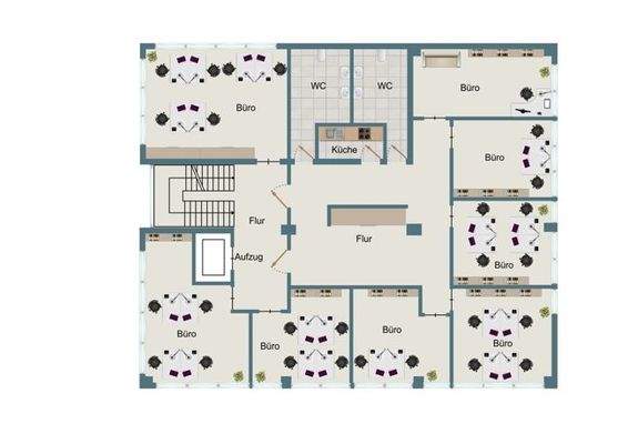 Grundriss 1. Obergeschoss