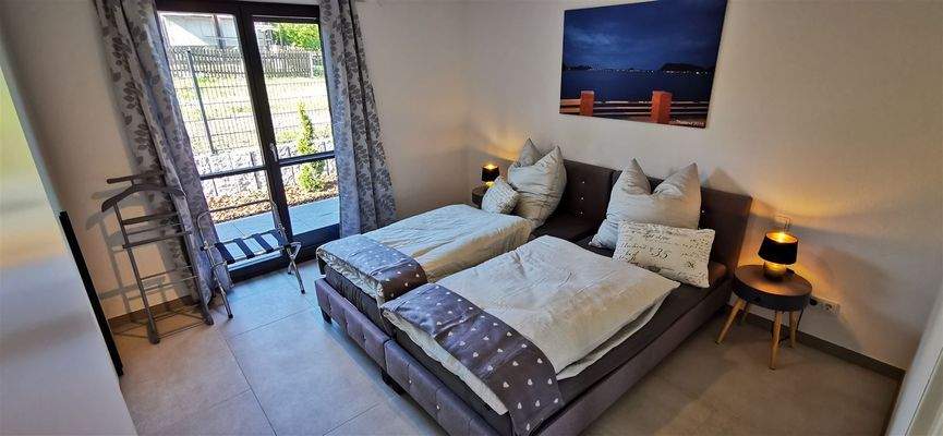 Schlafen mit Doppelbett