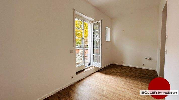 Küche mit Zugang zur Terrasse!