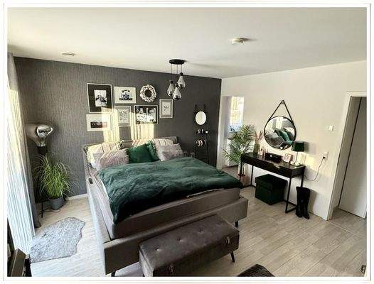 26m² Schlafzimmer mit Ankleide