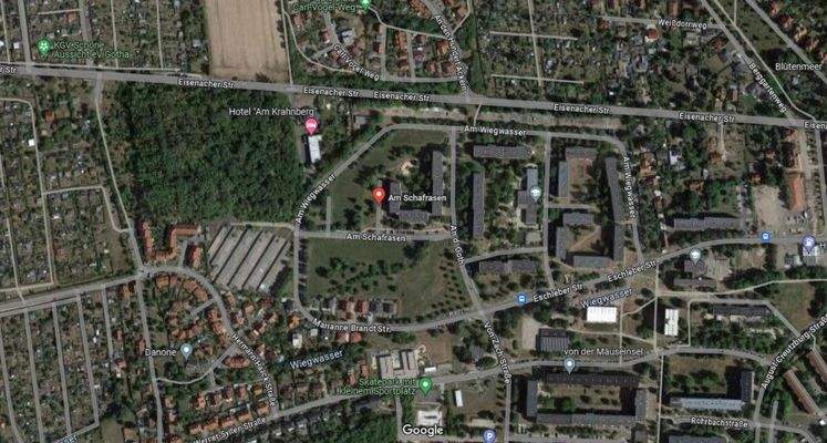 Draufsicht Baugebiet