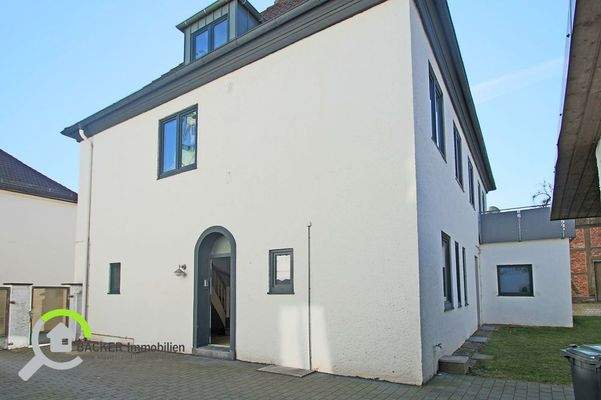 Blick aus der Garage