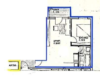 Grundriss 1.OG Whng. 7 u. 8