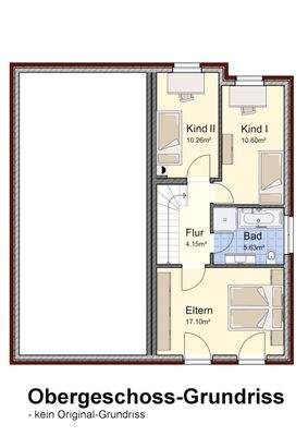 Obergeschoss-Grundriss