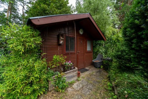 Isolierte Hütte