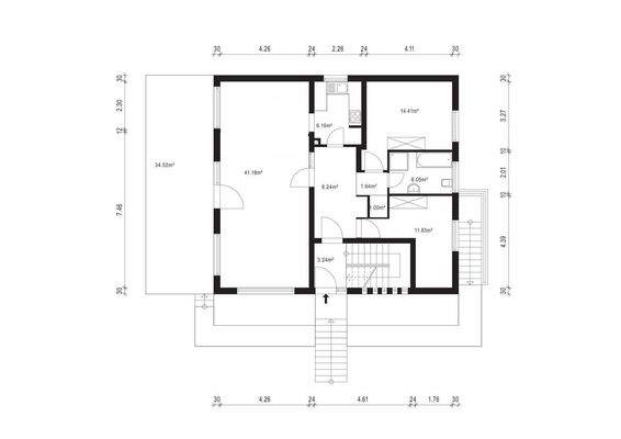Grundriss Erdgeschoss