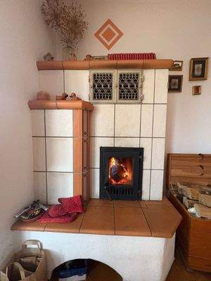 Kachelofen Kaminzimmer EG