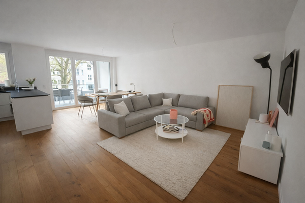 Wohnzimmer und Essbereich