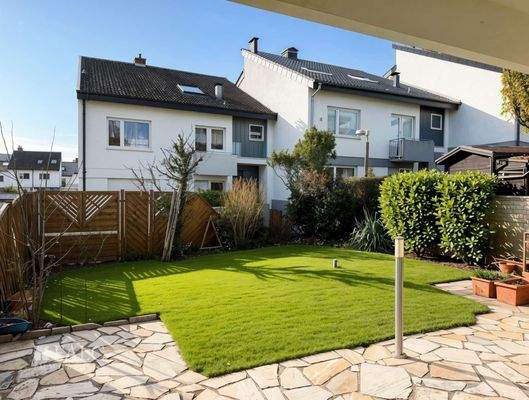 Blick in den Garten - (KI generiert)