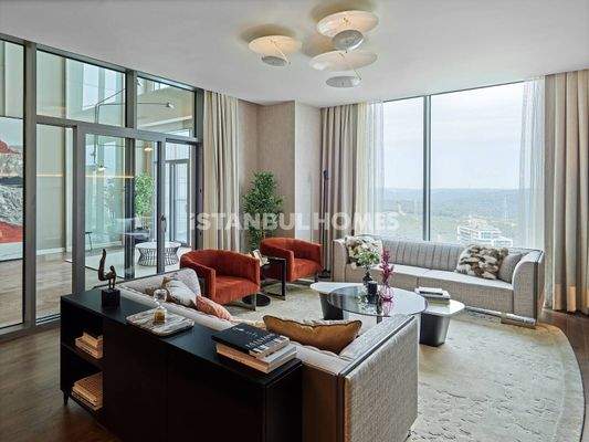Panoramic City View Spacious Apartments in Sariyer Istanbul