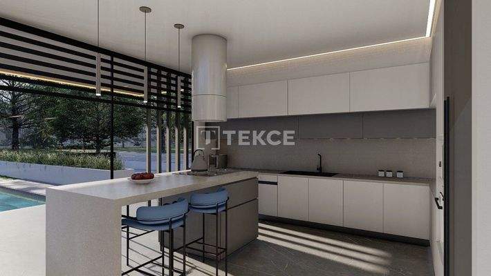 Detached Stylish Villa with Pool and Garden in İzmir Çeşme