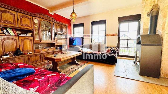 OG Wohn / Esszimmer / Zugang Balkon Gebäudeteil 2