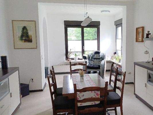 Esszimmer mit Veranda