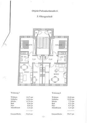Grundriss 3. Obergeschoss