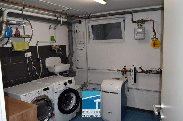 Anschlussraum im Keller