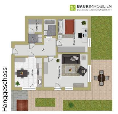 Hanggeschoss Wohneinheit