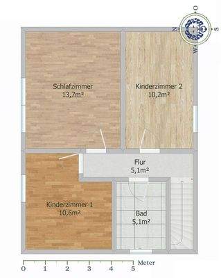 Grundriss Obergeschoss